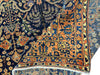 Load image into Gallery viewer, 6 x 8.8 Authentic Antique Persian Blue Sarouk Mohajeran Rug #F-6481