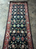 Load image into Gallery viewer, 10&#39;-Feet-Runner-Hand-knotted-Wool-BLACK-Rug.jpg