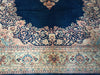 Load image into Gallery viewer, 9.8 x 12.4 Persian Navy Blue Luxurious Hand-Knotted Wool Kerman Rug #F-5887