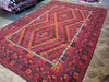 Load image into Gallery viewer, 9&#39; x 13&#39; KILIM RUG  Handmade Afghanistan Wool Flat Weave Carpet  #F-5928