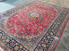 Load image into Gallery viewer, 9.5 x 13.2 Authentic Persian Najaf Esfehan Wool Rug Pre- Owned #F-6005