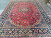 Load image into Gallery viewer, 9.5 x 13.2 Authentic Persian Najaf Esfehan Wool Rug Pre- Owned #F-6005