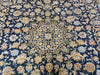 Load image into Gallery viewer, 8.4 x 11.4 Persian Najafabad Esfahan Wool Rug BLUE #F-6049