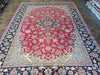 Load image into Gallery viewer, 9.4 x 13.4 Genuine Persian Esfahan Najaf Wool Rug #F-6067