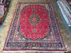 Load image into Gallery viewer, 9.5 x 13.7 Large Persian Classic Traditional Wool SIGNED Rug Bright Red Blue #F-6078