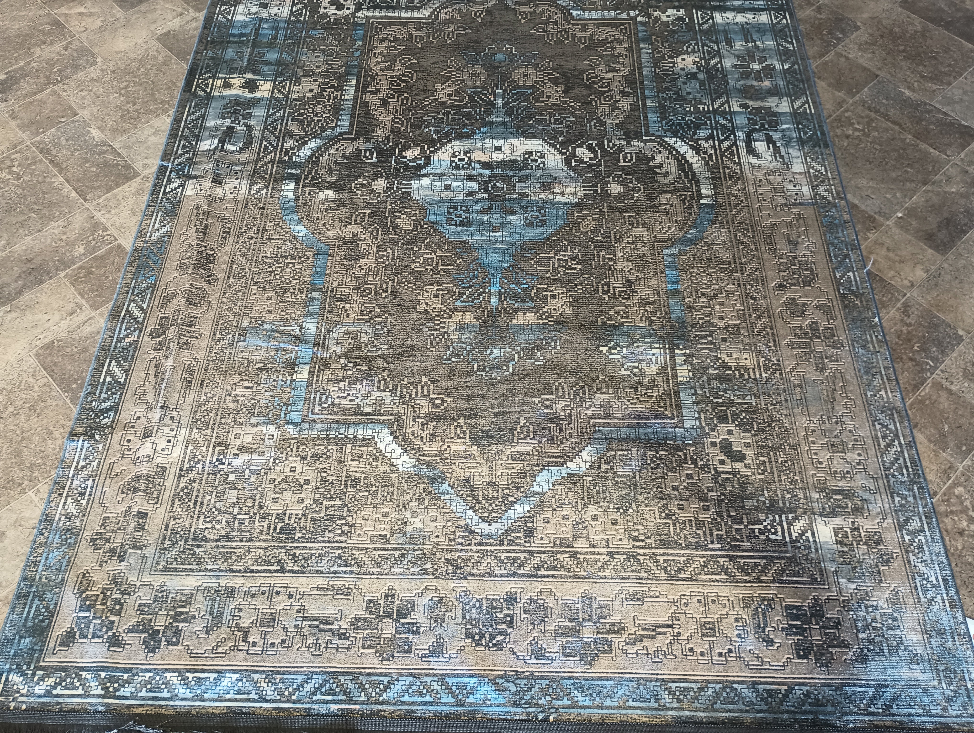 5' x 8' Bamboo Area Rug Floor Carpet