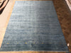 Load image into Gallery viewer, 9.1 x 12.0 CONTEMPORARY WOOL RUG GRAY SLATE #F-6154