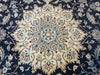 Load image into Gallery viewer, 7&#39; x 10&#39; Persian Nain Rug Wool and Silk Quality Handmade carpet #F-6180