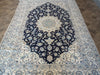 Load image into Gallery viewer, 7&#39; x 10&#39; Persian Nain Rug Wool and Silk Quality Handmade carpet #F-6180