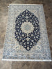 Load image into Gallery viewer, 7&#39; x 10&#39; Persian Nain Rug Wool and Silk Quality Handmade carpet #F-6180