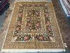 Load image into Gallery viewer, 9.3 x 11.10 FRENCH Needle Point WOOL PILE RUG BLACK #F-6181