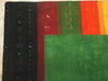 Load image into Gallery viewer, 8&#39; x 10&#39; GREEN CONTEMPORARY HANDMADE GABBEH Carpet HAPPY RUG #F-6200