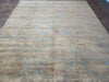 Load image into Gallery viewer, 8.1 x 10.0 Handmade Chobi Rug CONTEMPORRAY TRANSITIONAL CARPET Light Blue Brown #F-6203