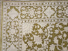 Load image into Gallery viewer, 6 x 9 Olive Green Ivory Wool &amp; Silk Tabriz Rug #PIX-13161