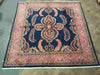 Load image into Gallery viewer, 8&#39; x 8&#39; SQUARE Fine Persian Sarouk Lilihan  Rug 72341