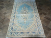 Load image into Gallery viewer, 4&#39; x 7&#39; Vintage-Persian-Kerman-Rug-LIGHT-BLUE.jpg