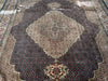 Load image into Gallery viewer, 6.8 x 10.0 QUALITY Handmade Wool and Silk Rug Mahi BLACK #F-6272