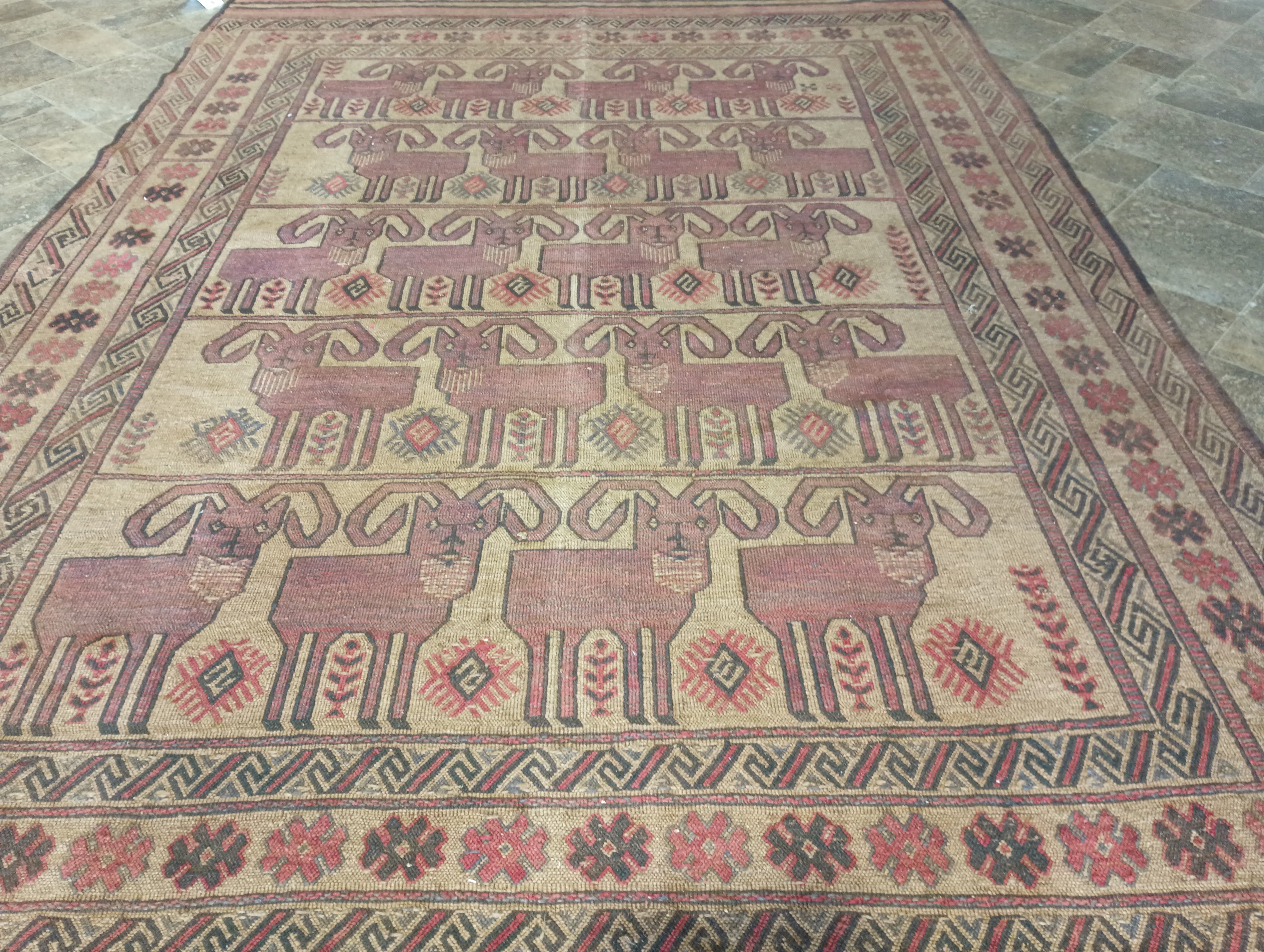 6' x 9' Tribal Afghan Kilim Rug #F-6297