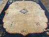 Load image into Gallery viewer, 8 x 9.2 Chinese Rug Squarish Hand Knotted Wool Carpet with Elegant Floral Design