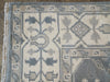 Load image into Gallery viewer, 7.7 x 10.1 Light Gray Blue New Oushak Rug Handmade #F-6301