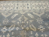 Load image into Gallery viewer, 7.7 x 10.1 Light Gray Blue New Oushak Rug Handmade #F-6301