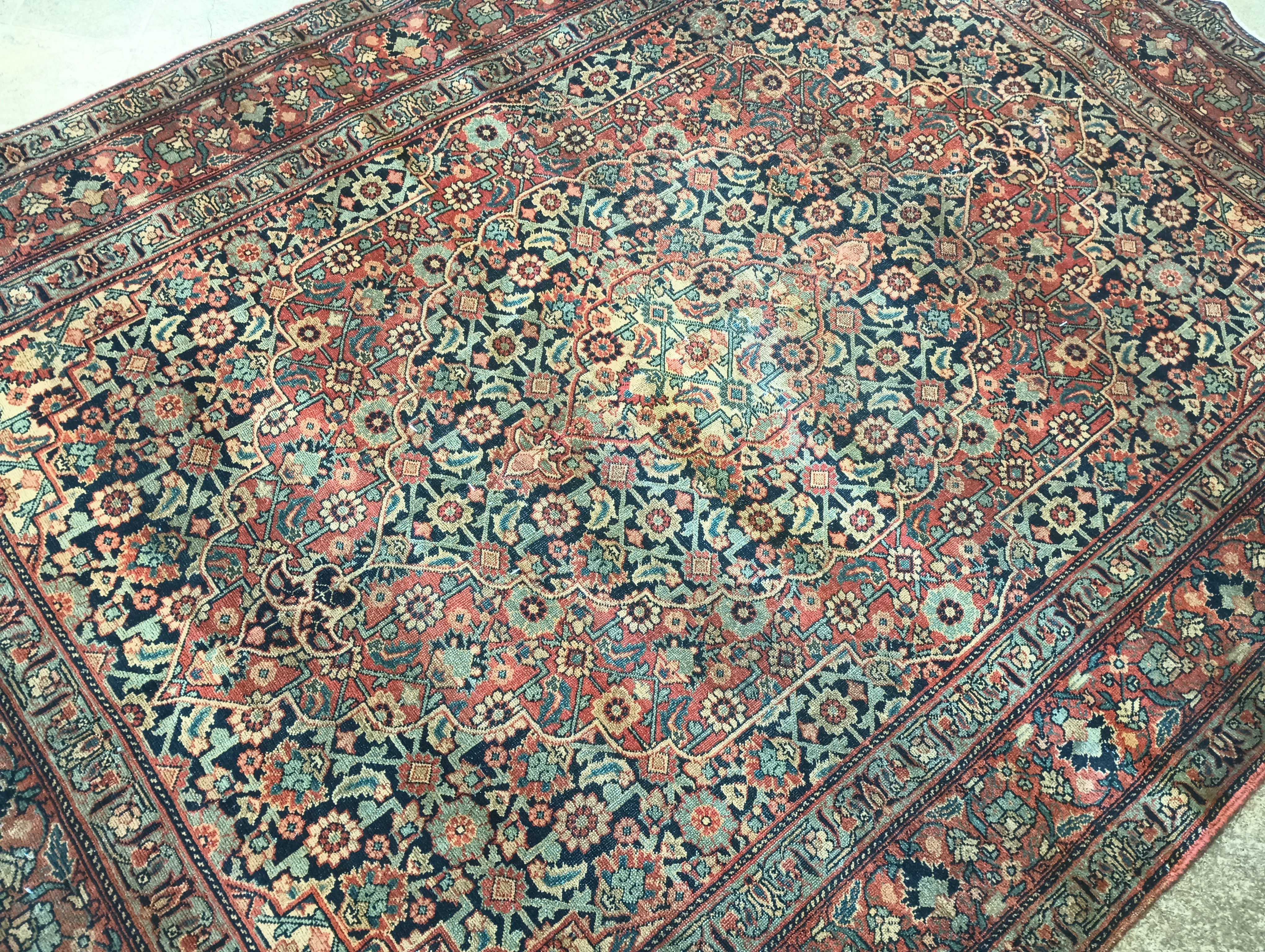 Persian Hamadan Rug - 4'4 x 6'3 (#101500) – Refined Carpet