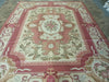 Load image into Gallery viewer, 8.10 x 11.9 Feti Needle Point Aubusson Rug CRANBERRY BURGUNDY #F-6315