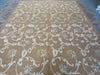 Load image into Gallery viewer, 9.1 x 12 GOLDEN BROWN Flat Weave french Rug #F-6316