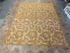 Load image into Gallery viewer, 9.1 x 12 GOLDEN BROWN Flat Weave french Rug #F-6316