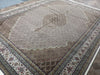 Load image into Gallery viewer, Authentic-Tabriz-Mahi-Wool-Rug.jpg