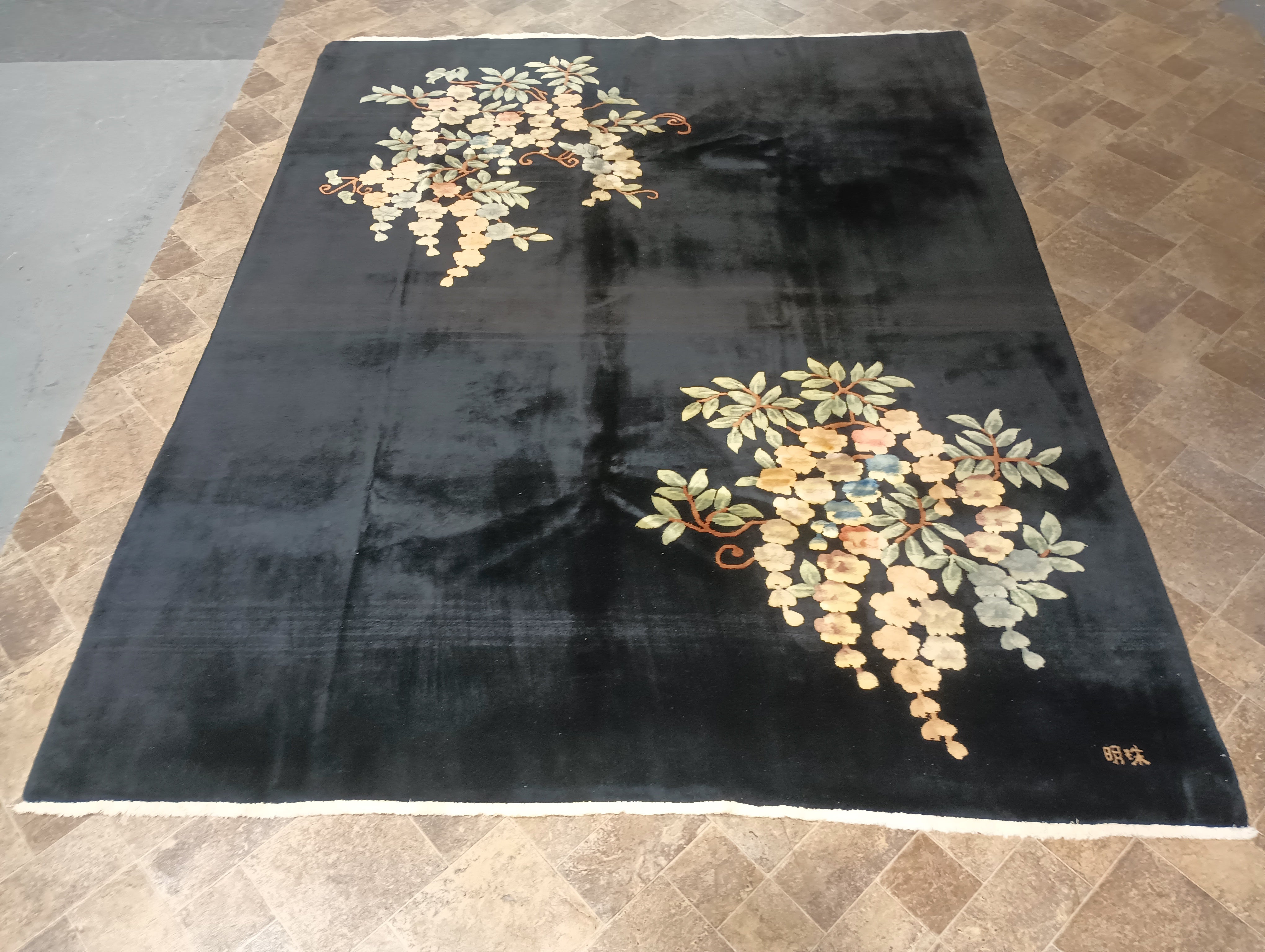 8' x 10' Chinese Art Deco Wool Rug #F-6339 – Bestrugplace