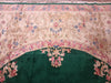 Load image into Gallery viewer, 9.10 x 17.0 Authentic Persian Kerman Rug Emerald GREEN #F-6349