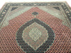 Load image into Gallery viewer, 5.2 x 8 Wool and Silk Mahi Tabriz High Quality Rug Copper #F-6360