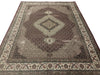 Load image into Gallery viewer, 8.3 x 11 NEW Handmade Wool and SIlk Mahi Tabriz Rug BURGUNDY #F-6385