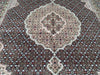 Load image into Gallery viewer, 5&#39; x 6&#39; Black Tabriz Mahi Wool &amp; Silk Rug 16781