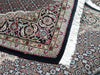 Load image into Gallery viewer, 5&#39; x 6&#39; Black Tabriz Mahi Wool &amp; Silk Rug 16781