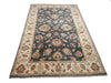 Load image into Gallery viewer, 5&#39; x 8&#39; Navy Vegetable Dyed Chobi Rug 74061