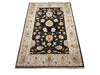 Load image into Gallery viewer, 5&#39; x 8&#39; Black Vegetable Dyed Chobi Rug 74163