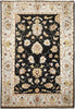 Load image into Gallery viewer, 5&#39; x 8&#39; Black Vegetable Dyed Chobi Rug 74163