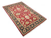 Load image into Gallery viewer, 5.3 x 8 New Handmade Organic Wool Vegetable Dyed Chobi Rug #74069