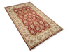 Load image into Gallery viewer, 5&#39; x 8&#39; New Vegetable Dyed Chobi Rug Natural Wool 74088