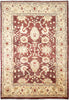 Load image into Gallery viewer, 5&#39; x 7&#39; Finer Wool Chobi Peshawar Rug BURGUNDY #PIX-6078