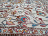 Load image into Gallery viewer, 6&#39; x 9&#39; Semi-Antique Persian Tabriz Rug  Ivory/Pink 22913