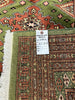 Load image into Gallery viewer, 8.1 x 10.8 GREEN Jaldar Bokara Rug Handade Pakistan #F-6392