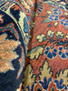 Load image into Gallery viewer, 3.4 x 5.0 Authentic Persian Sarouk Mohajeran Lilihan Estate Small Rug 1930&#39;s #F-6496