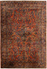 Load image into Gallery viewer, 10&#39; x 14&#39;-Authentic-Antique-Persian-Sarouk-Rug.jpg