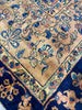 Load image into Gallery viewer, 9&#39; x 20&#39; Navy Blue Persian Kerman Rug 881