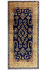 Load image into Gallery viewer, 9&#39; x 20&#39; Navy Blue Persian Kerman Rug 881