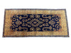 Load image into Gallery viewer, 9&#39; x 20&#39; Navy Blue Persian Kerman Rug 881