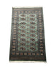 Load image into Gallery viewer, 3&#39; x 5&#39; Light Grayish GREEN Wool Bokhara Rug Handmade Pakistan #43971